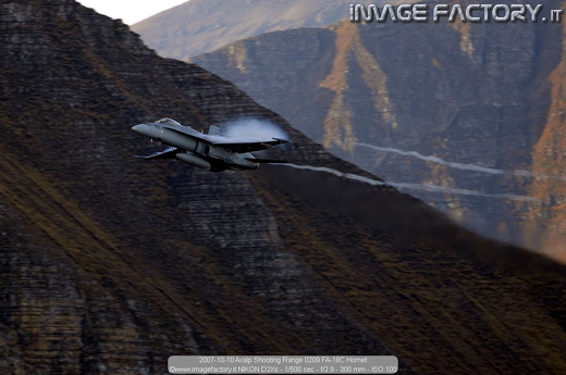 2007-10-10 Axalp Shooting Range 0209 FA-18C Hornet